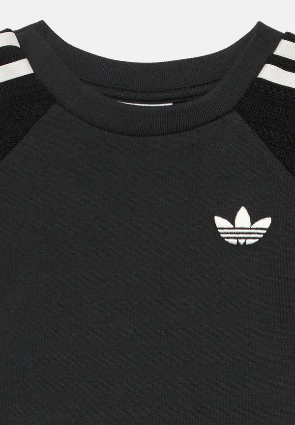 Knt футболка леггинсы - комплект для младенцев - леггинсы - брюки Adidas Originals, черный — фото 4