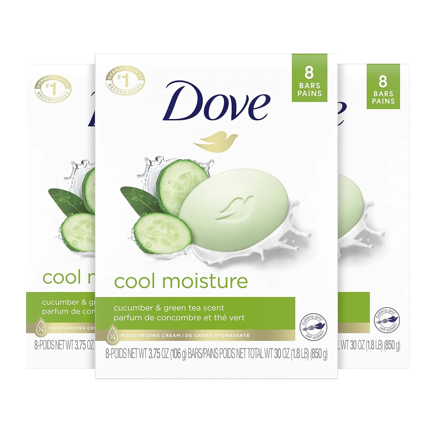 Гель для душа Dove, Fresh, 107 мл, коричневый
