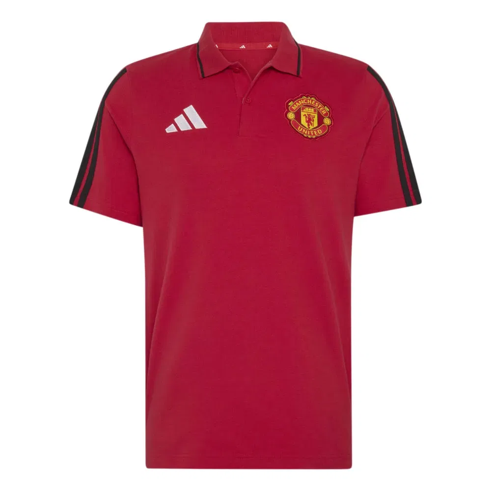 Мужское поло с коротким рукавом Manchester United DNA Adidas, Red — фото 3