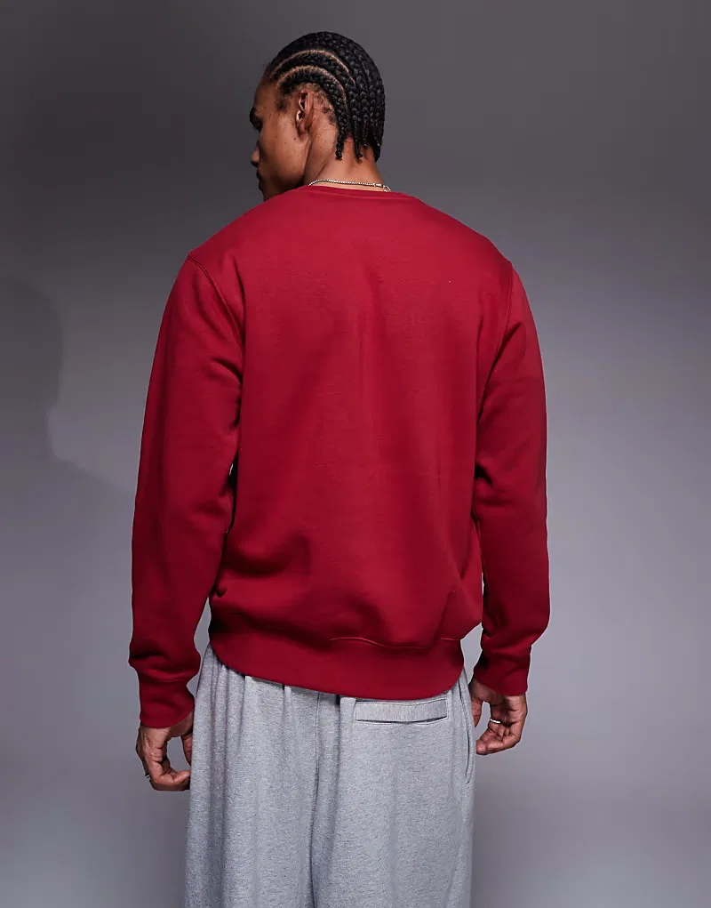 Свитшот Nike Club красного — фото 4