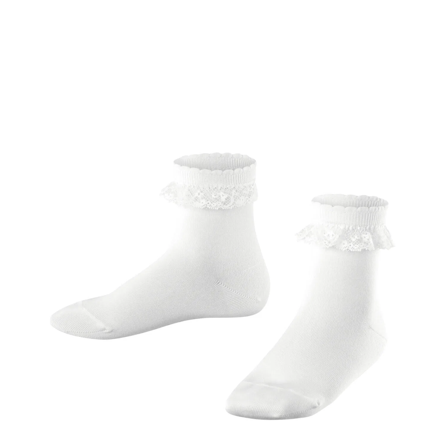 Детские носки с романтическим кружевом Romantic Lace Falke, Weiss