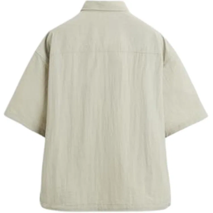 Мужская рубашка с принтом Beige ZARA, Beige — фото 3