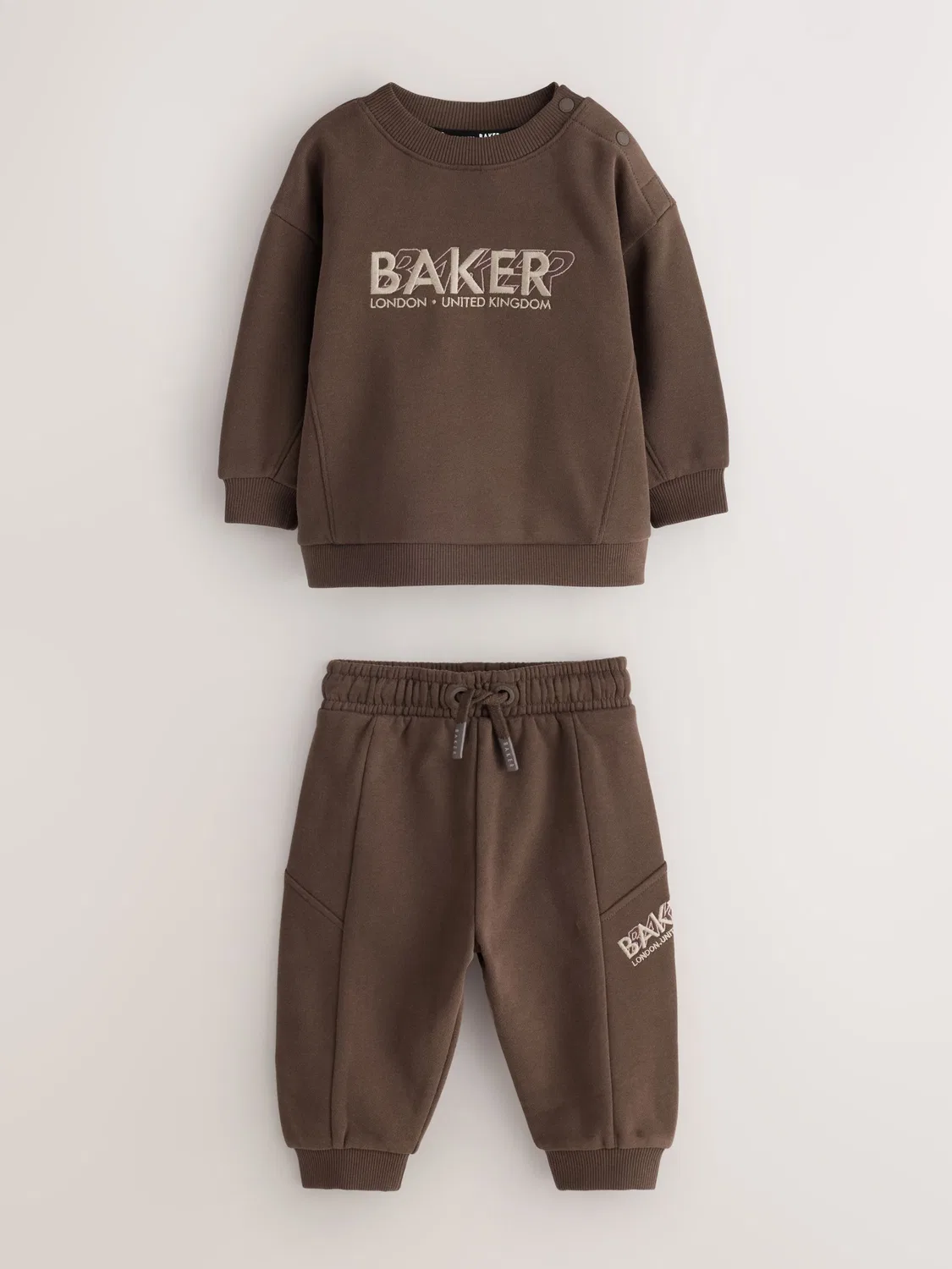 Коричневый комплект из толстовки и джоггеров Baker by Ted Baker