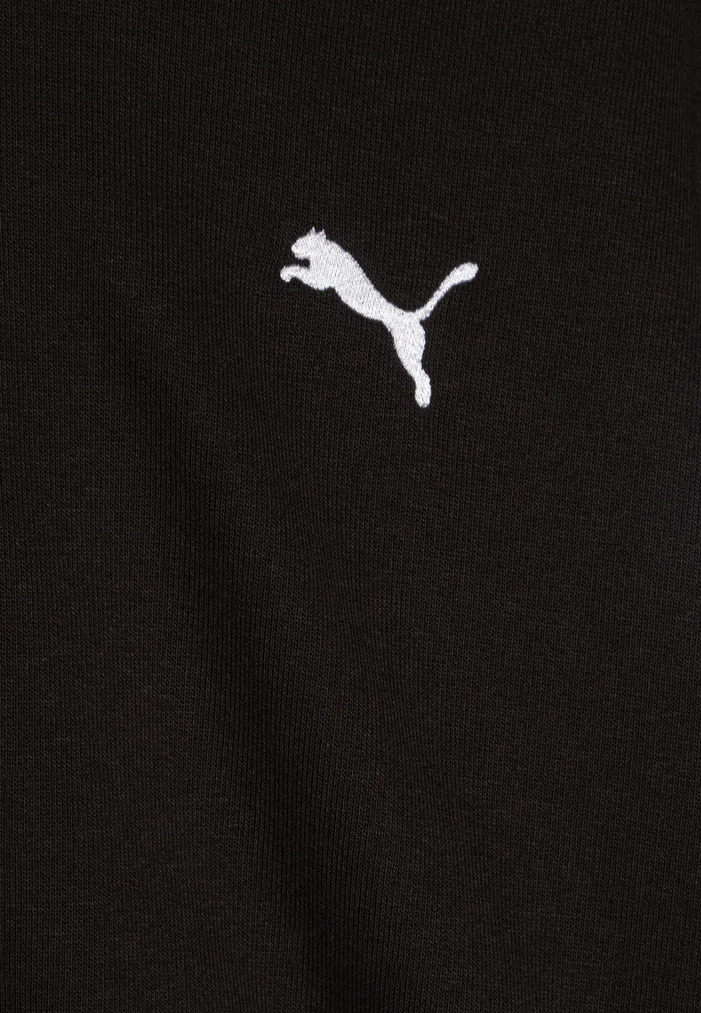 Укороченная толстовка унисекс - худи Puma, Black — фото 4