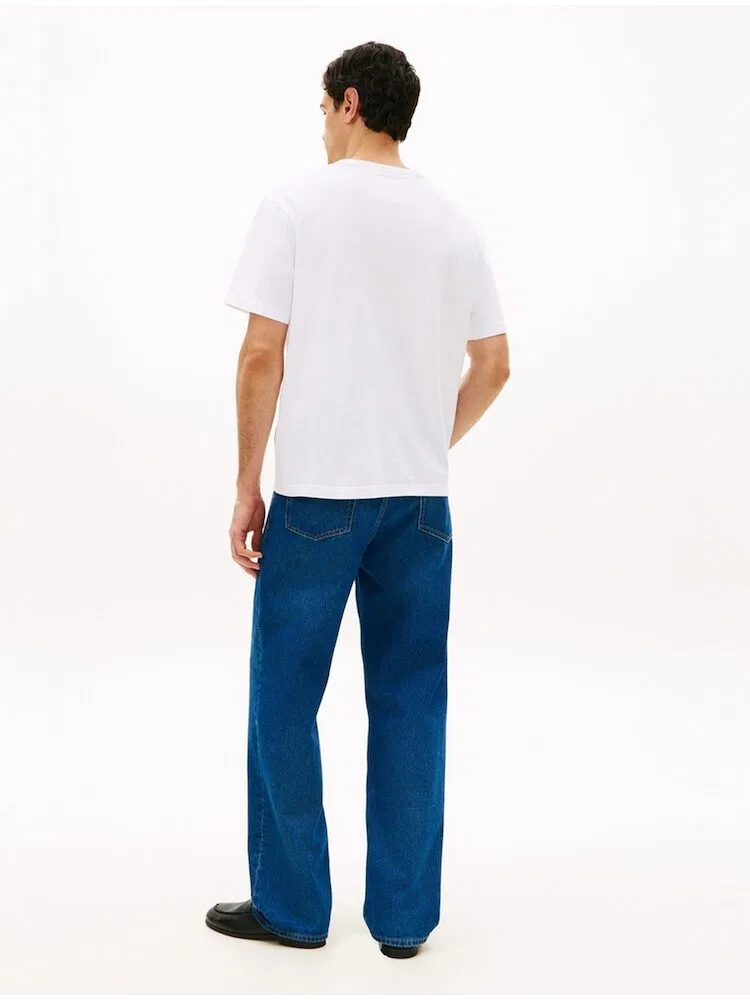 Футболка Relax Fit, Essential TOMMY HILFIGER, White — фото 3