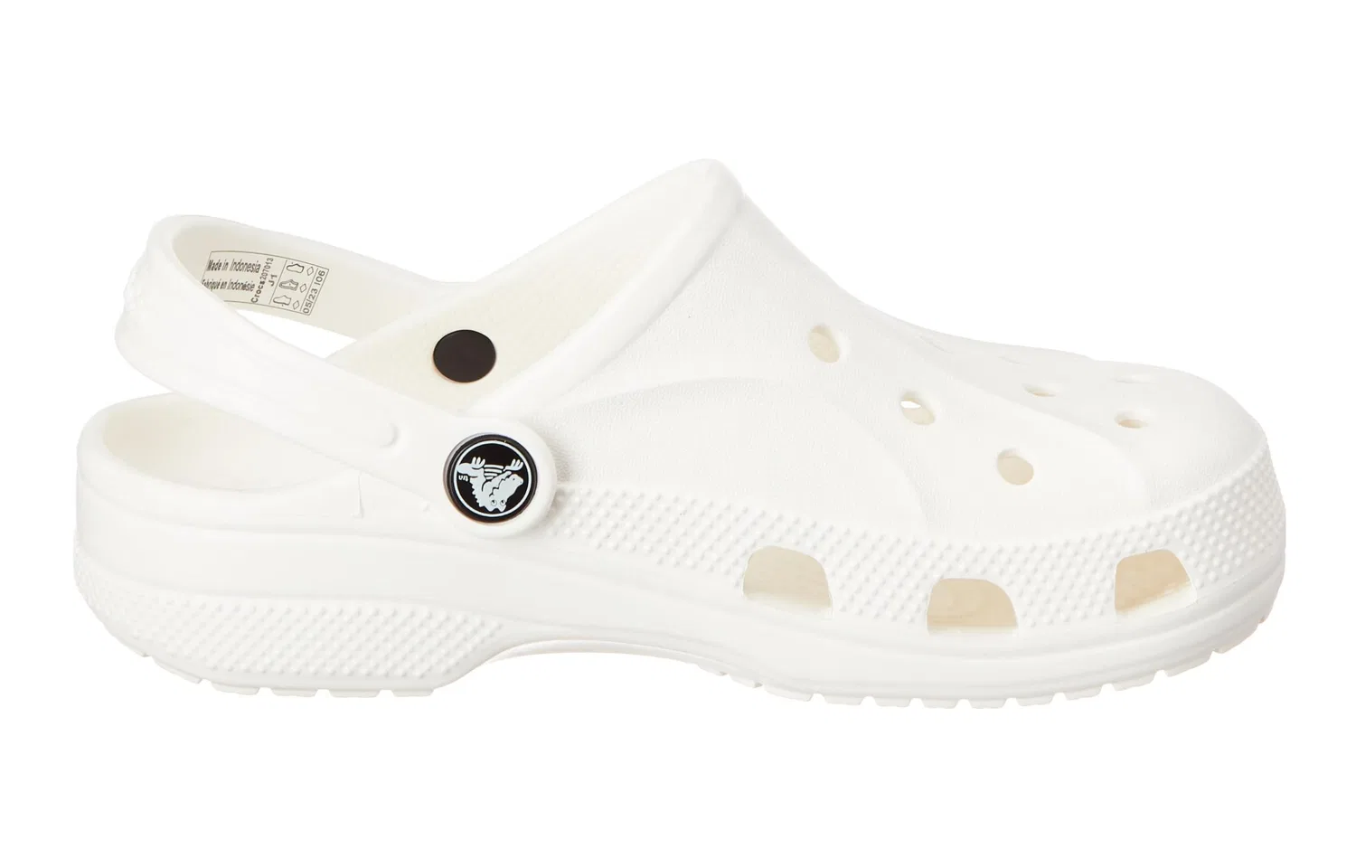 Детские сандалии-сабо с принтом Crocs Baya Clog, White — фото 4