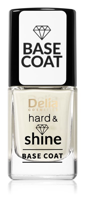 

Основа лака для ногтей Delia Cosmetics Hard & Shine