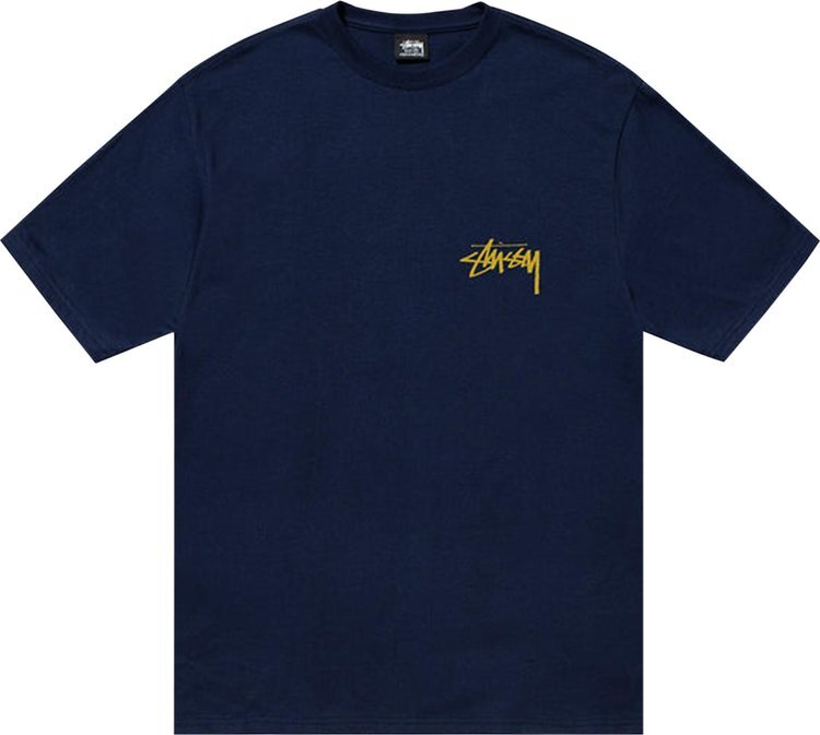 

Футболка Stussy IST Lion Tee 'Navy', синий