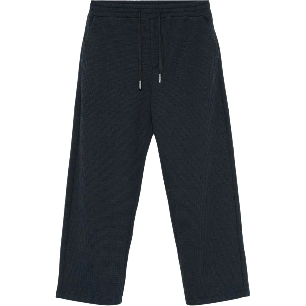 Брюки повседневные трикотажные вафельные, Emporio Armani, Blue