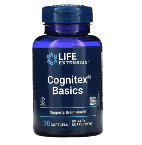 

Поддержание оптимального здоровья мозга Cognitex Basics 30 капсул Life Extension