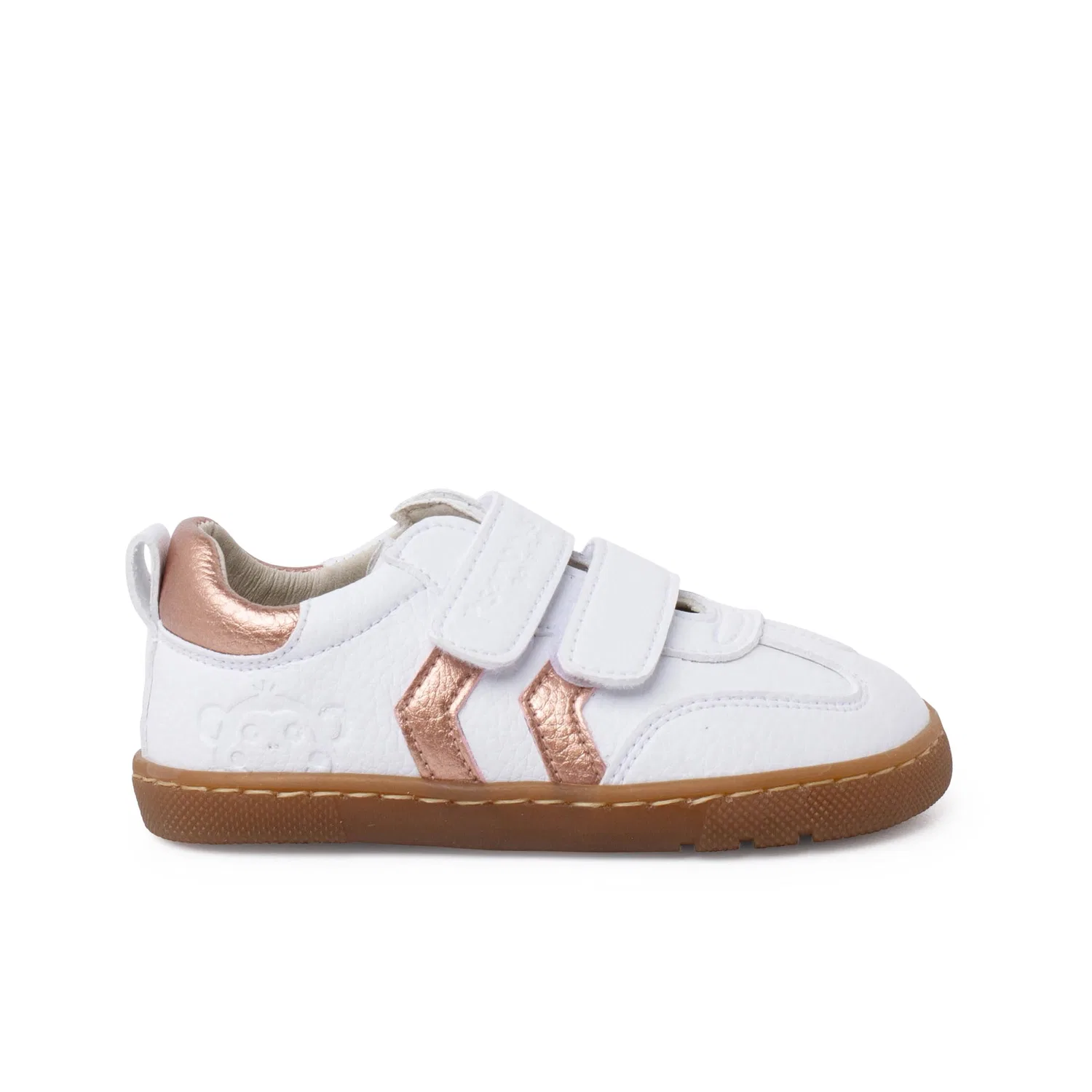 Детские кроссовки barefoot с боковыми полосками Pisamonas, Bronze