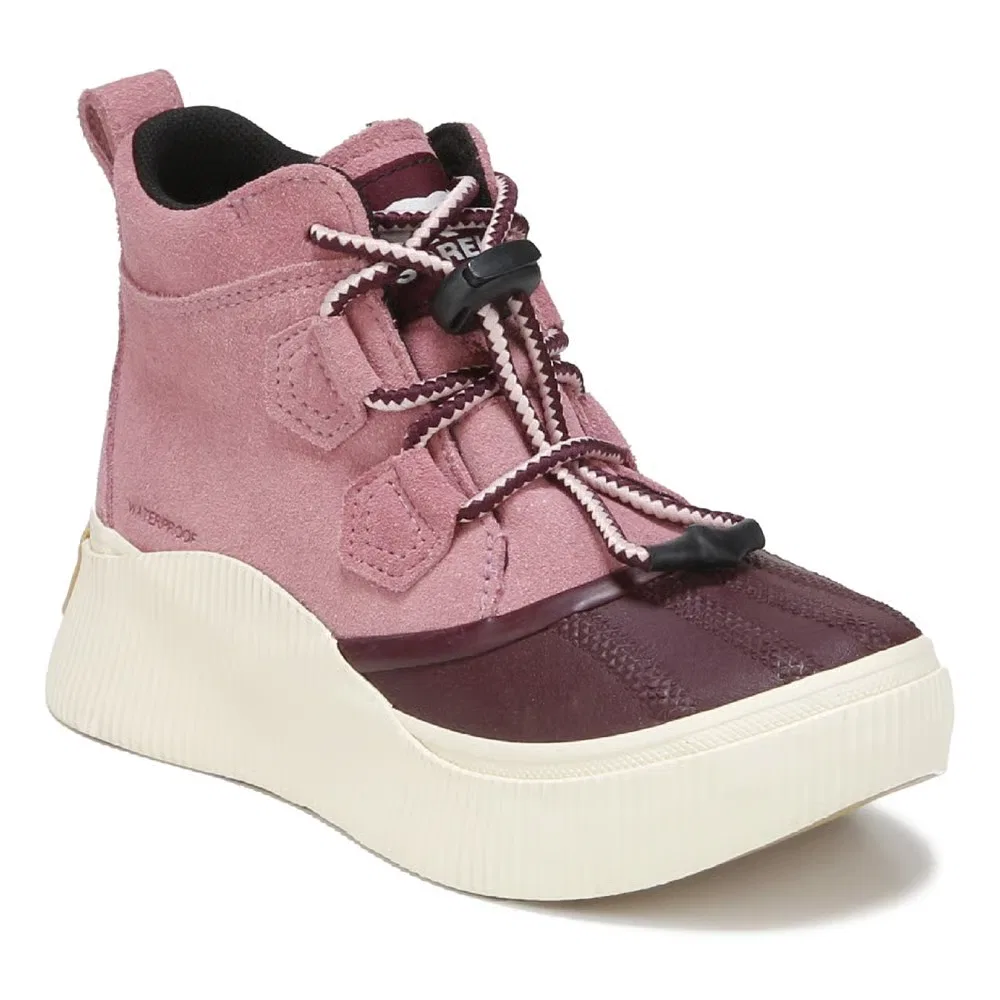Детские водонепроницаемые зимние ботинки Out-n-Acto IV Sorel, Mauve/White