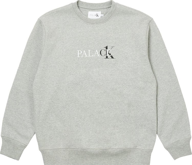 

Толстовка Palace x Calvin Klein Crew 'Light Grey Heather', серый