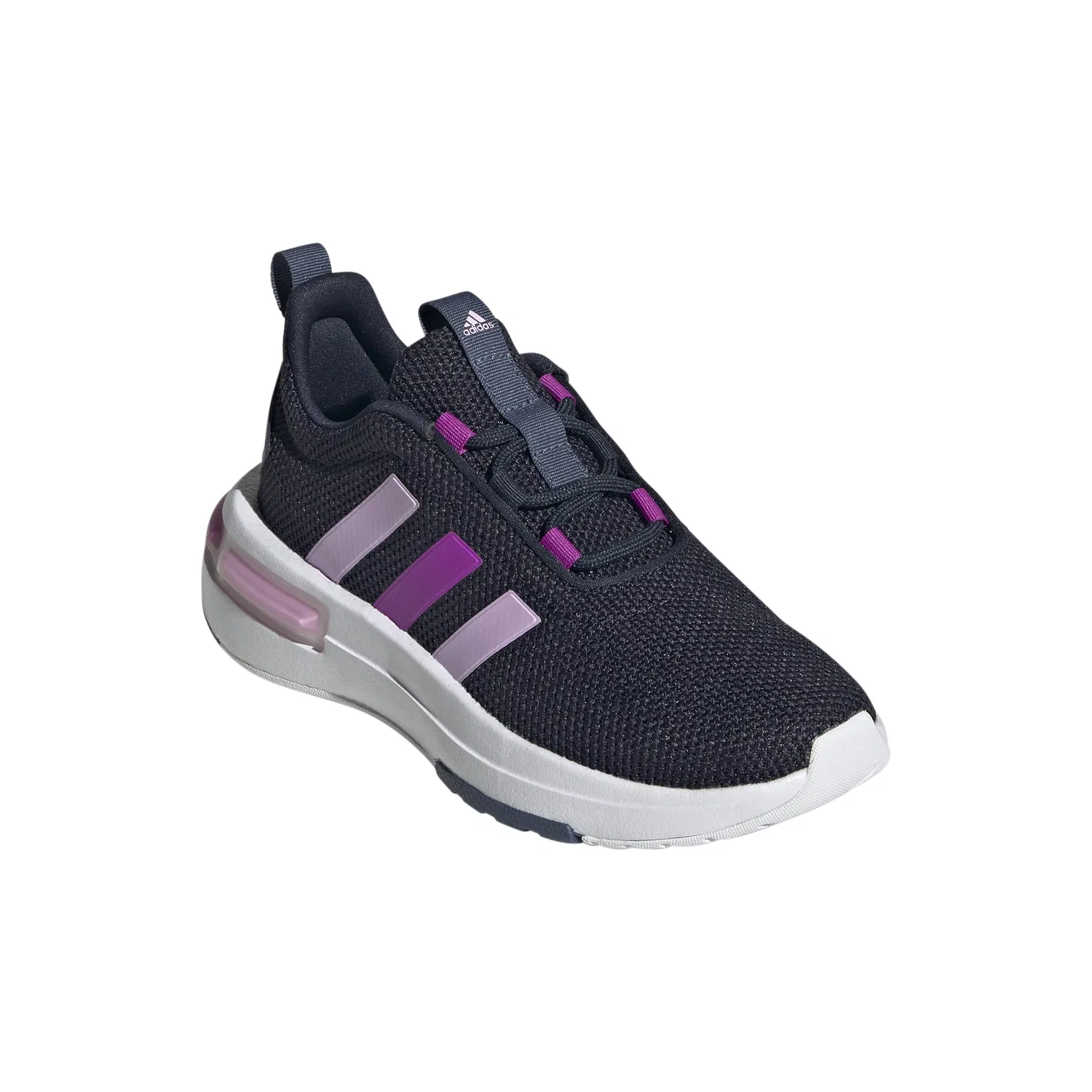 Детские кроссовки для мальчиков с амортизацией Racer Tr23 Sportswear Adidas, Ink Bliss Lilac Pink Flash — фото 2
