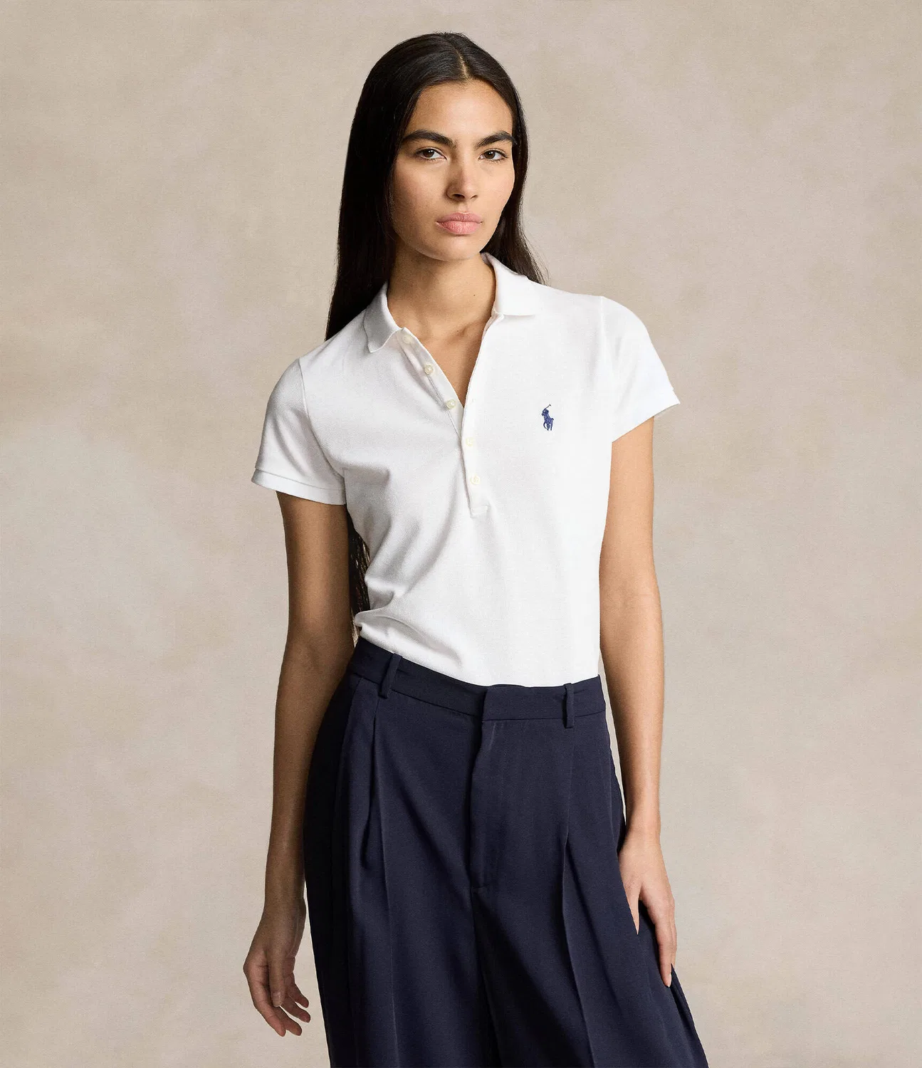 Поло с коротким рукавом Polo Julie, polo ralph lauren, Bianco