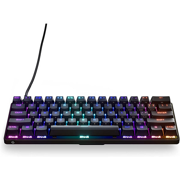 

Проводная игровая клавиатура SteelSeries Apex 9 Mini, OptiPoint Switch, черный