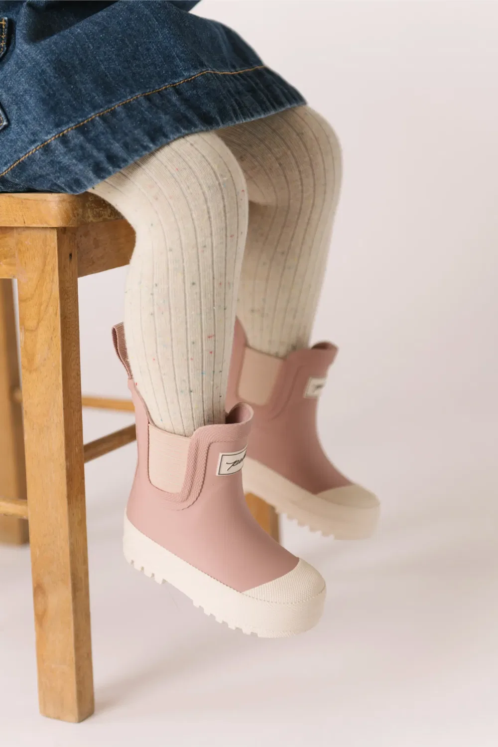 Детские сапоги резиновые водонепроницаемые Voyageur Pehr, Posy Pink — фото 2