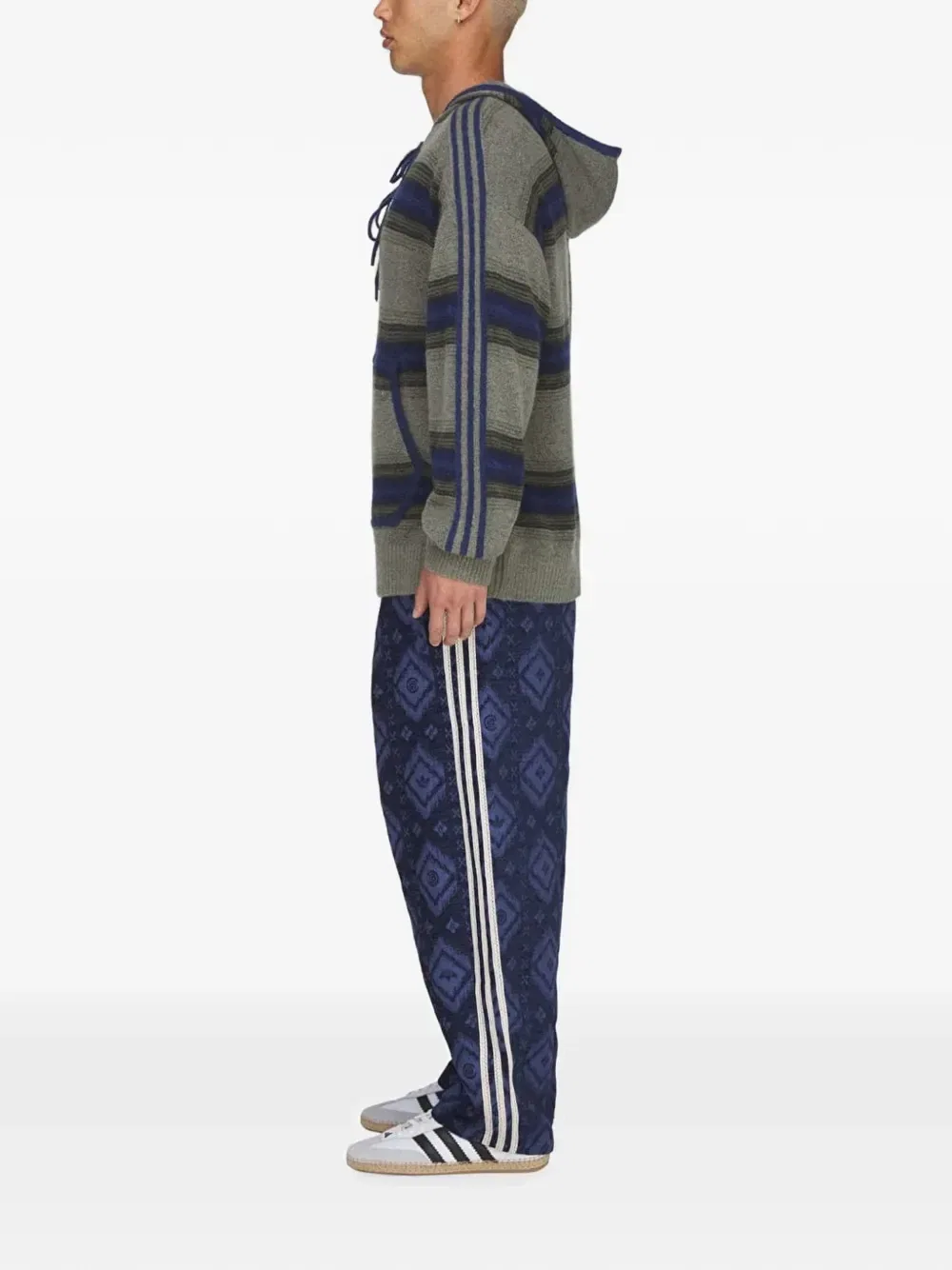 Толстовка CLOT Baja от Эдисона Чена Adidas, зеленый — фото 4