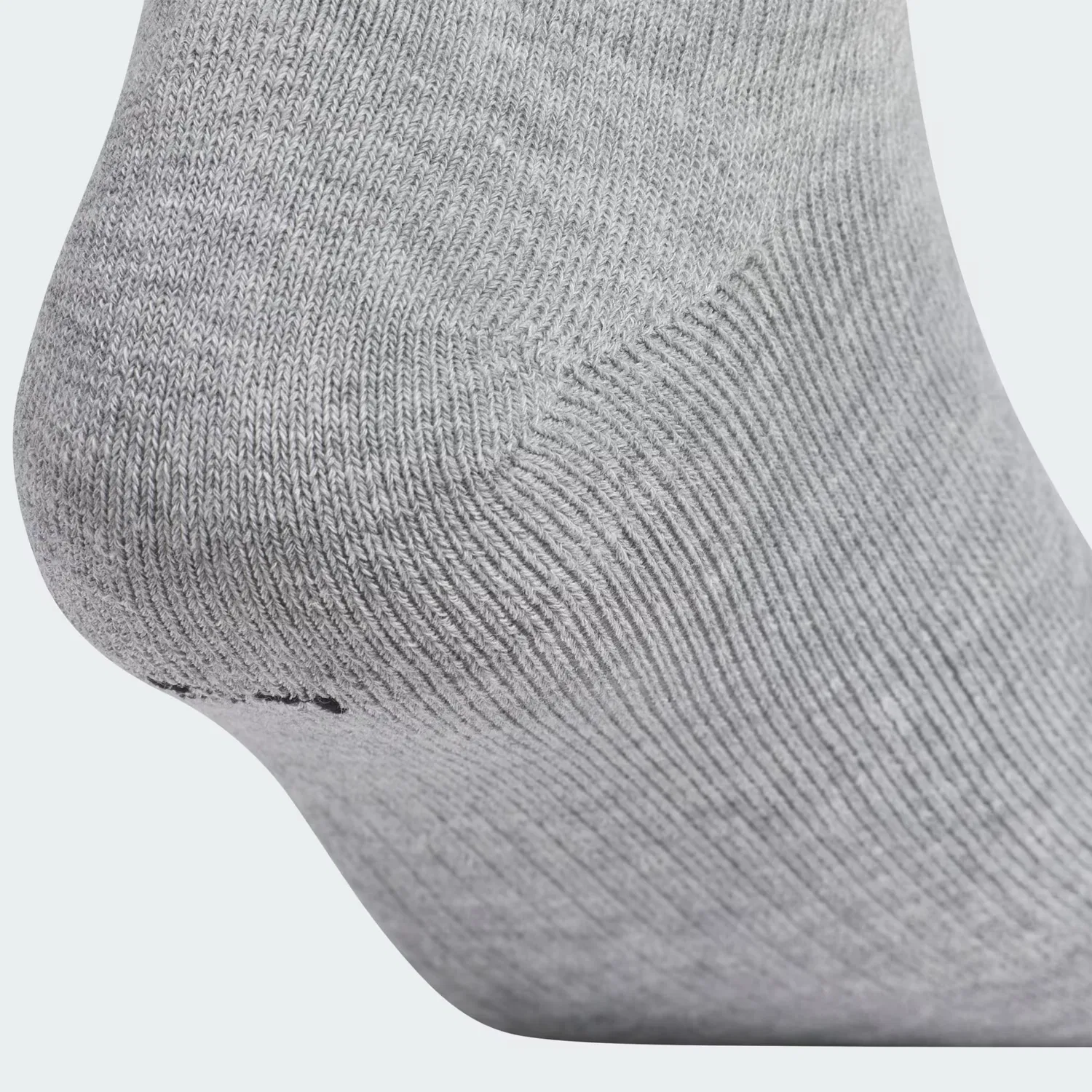 Носки-следки влагоотводящие, 6 пар, Trefoil 2.0 Adidas Originals, серый меланж/черный/белый — фото 4
