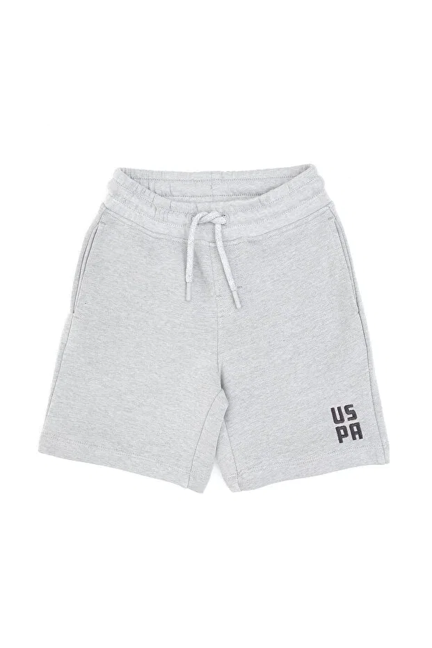 Детские шорты для мальчиков трикотажные U.S. Polo Assn., Gray Melange — фото 2