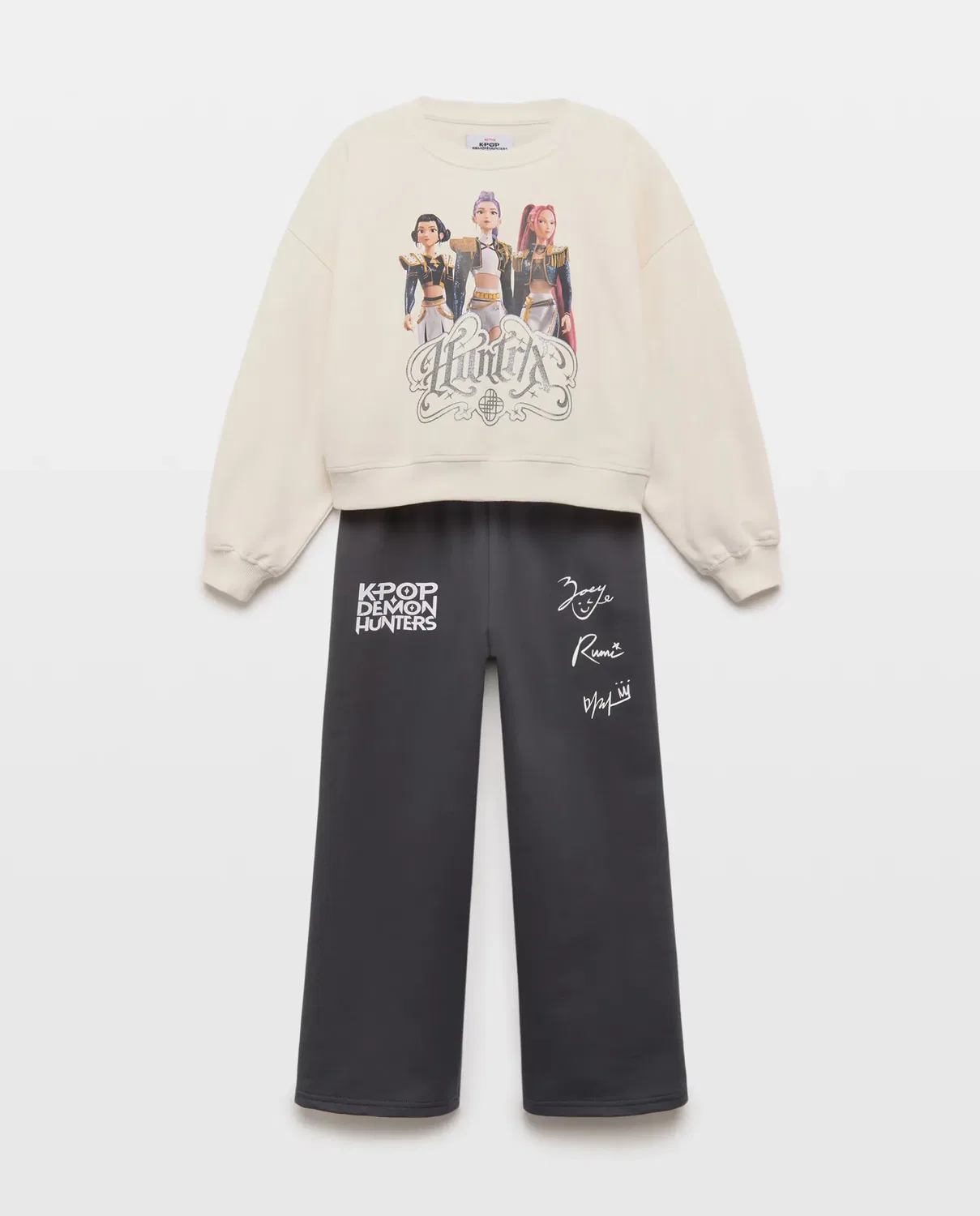 Детский комплект для девочек с принтом KPOP Kids El Corte Inglés, Gris — фото 4