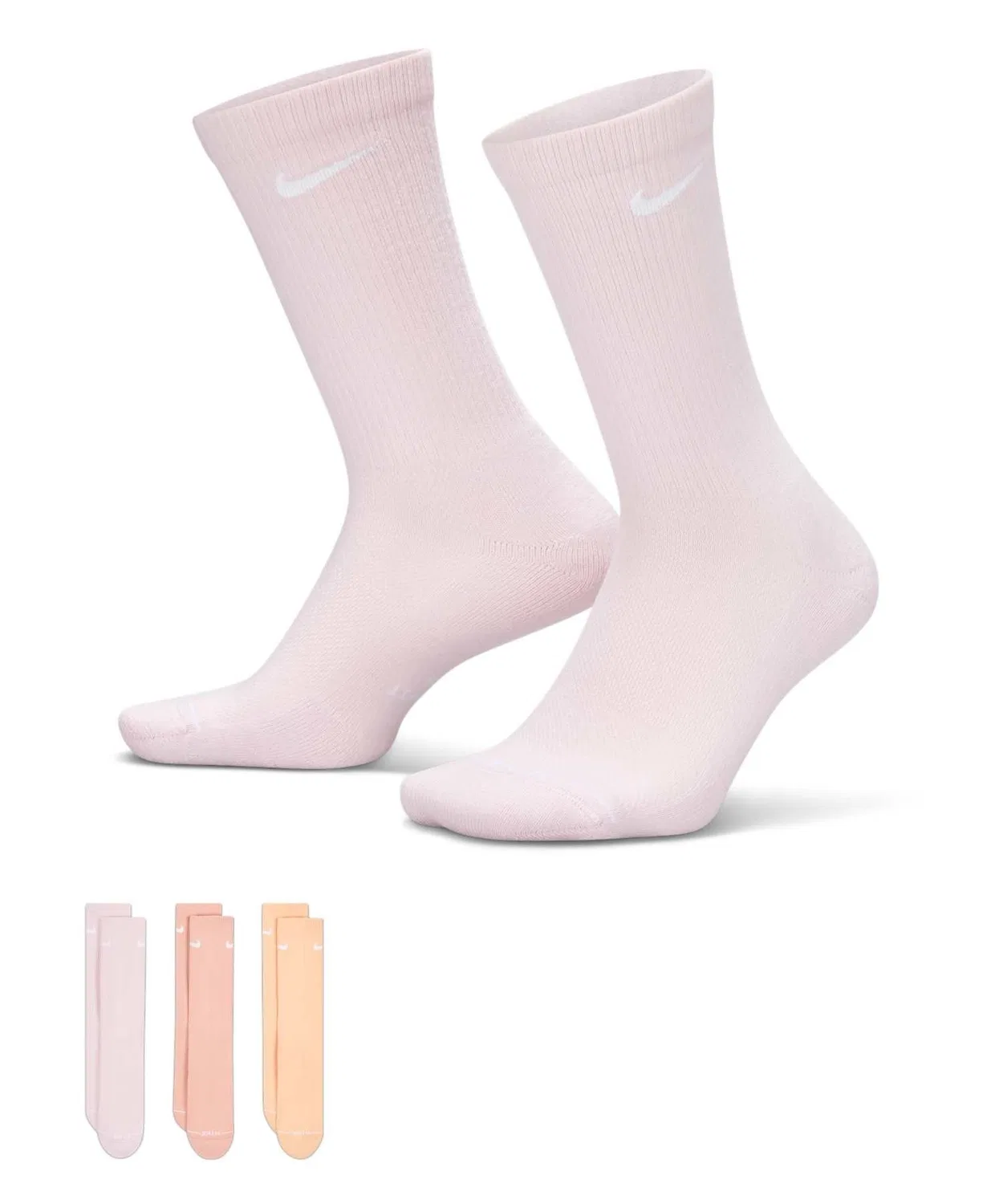 Мужские носки с компрессионной поддержкой, 3 пары, Nike Everyday Elevated Crew NIKE, Multi-Color