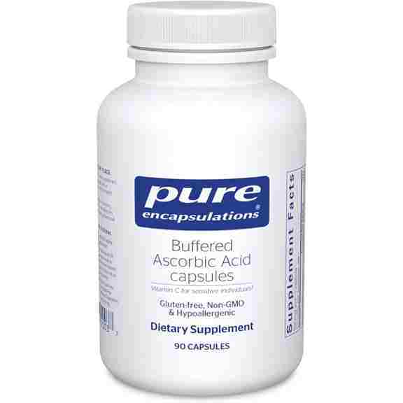 

Витамин С Pure Encapsulations Buffered Ascorbic Acid, 90 капсул