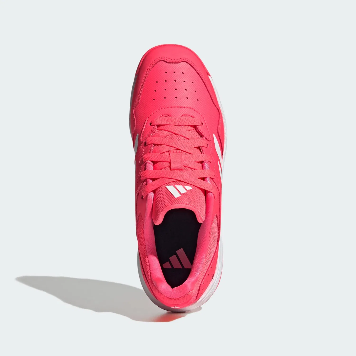 Спортивные кроссовки Adidas Performance Hockey Youngstar малинового цвета — фото 3