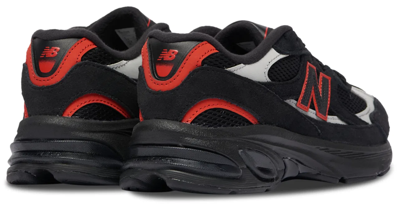 Детские кроссовки для мальчиков с амортизацией ABZORB New Balance 2010, New Balance, Black Hot Tomato — фото 3