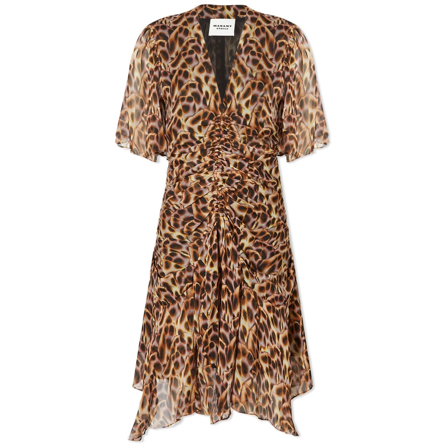 

Платье Isabel Marant Etoile Vivienne Printed, коричневый