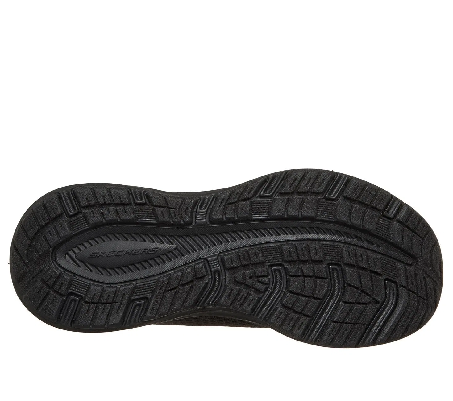 Детские кроссовки для мальчиков Skechers Edgeride Rekze, Black Textile Synthetic Black Trim — фото 2