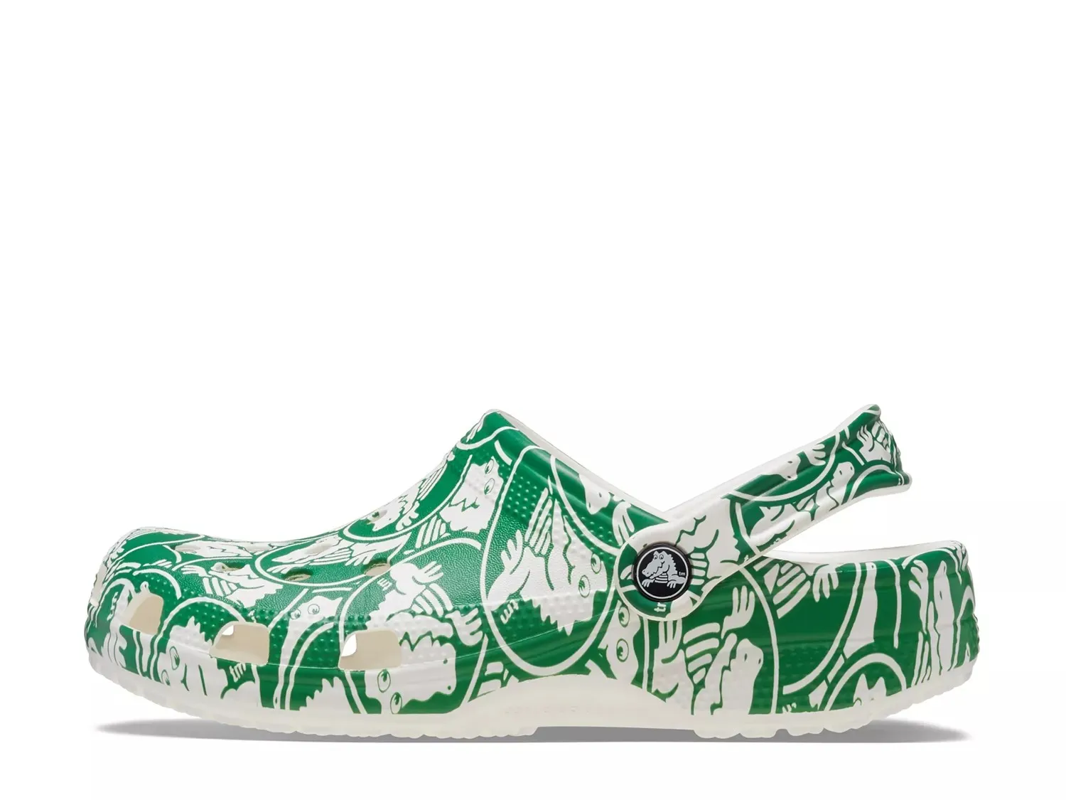 Сабо Crocs Classic, зеленый плющ — фото 2