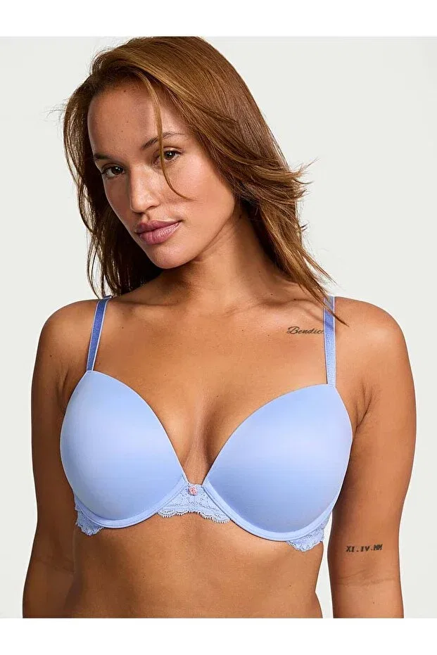 Женский бюстгальтер с кружевом Victoria'S Secret, Blue