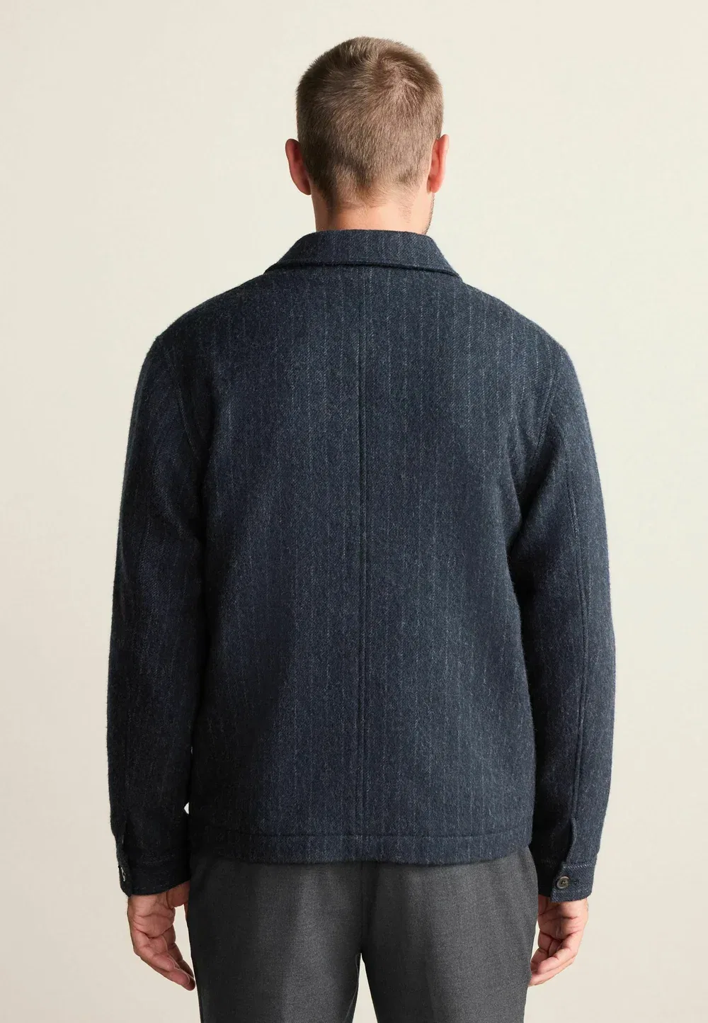 Классический крой - фирменный стиль British Moons - легкая куртка Next, Navy Blue — фото 4