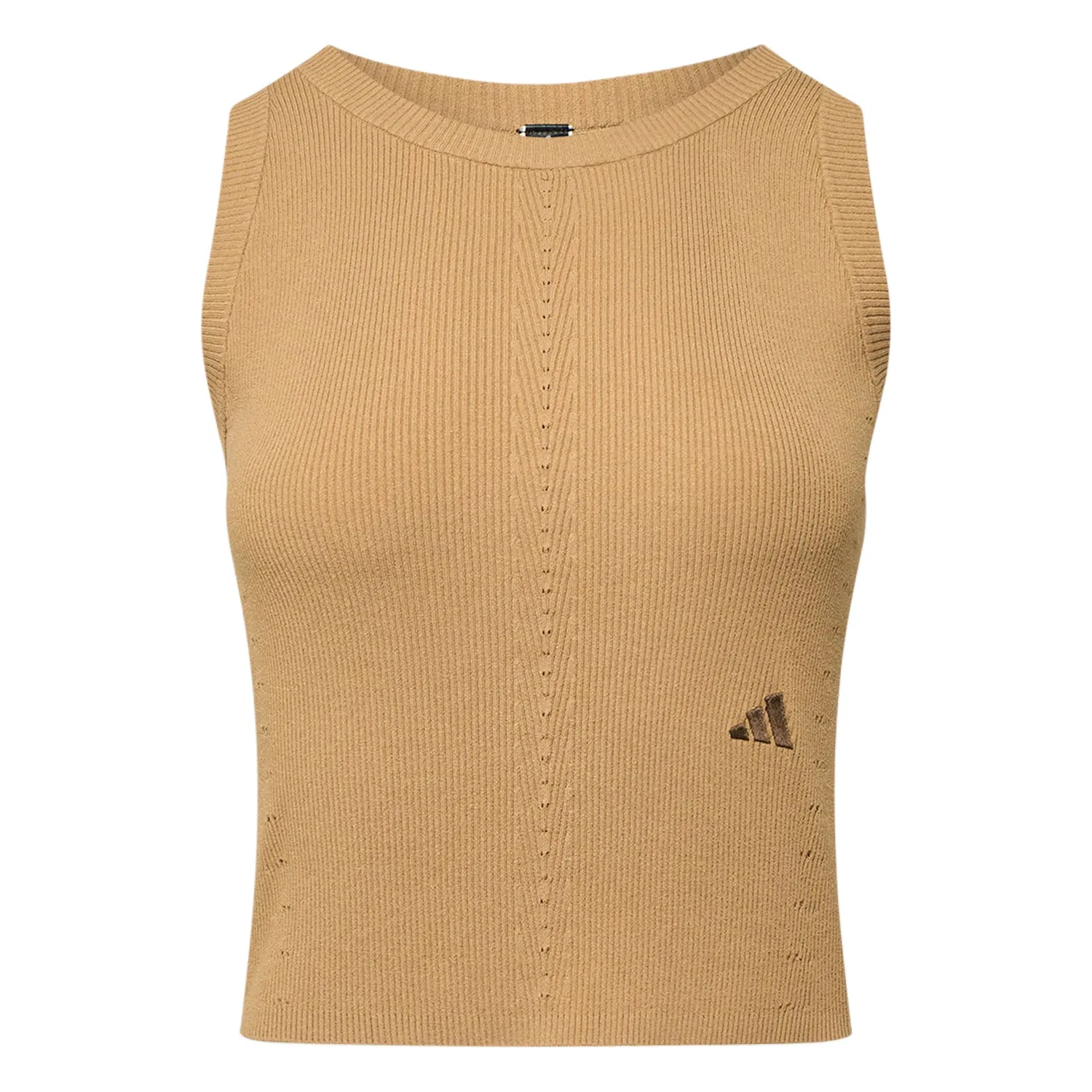 Топ-майка с круглым вырезом, Adidas, Yellow