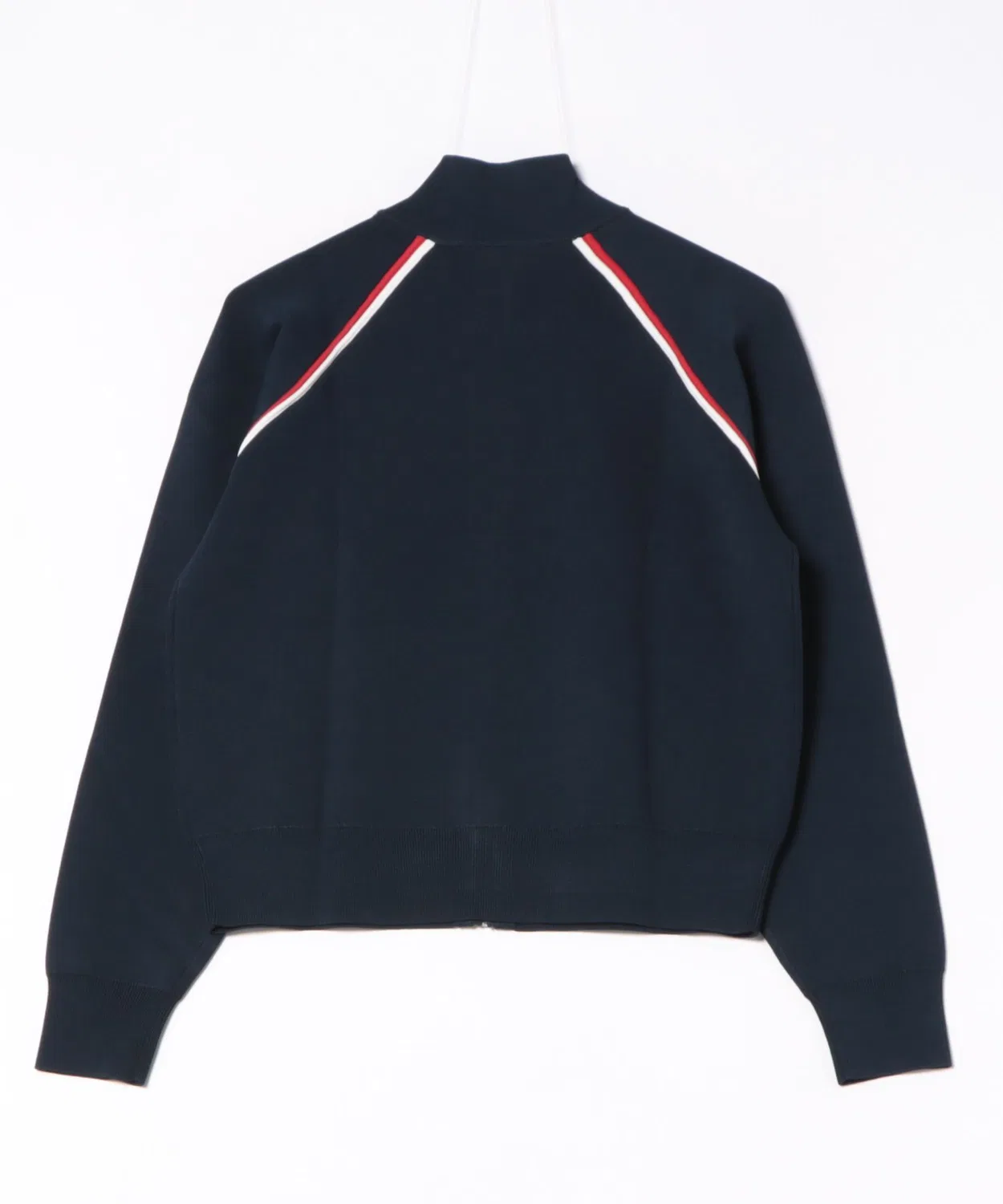 Женский джерси-жакет с контрастной окантовкой LACOSTE, Navy — фото 2