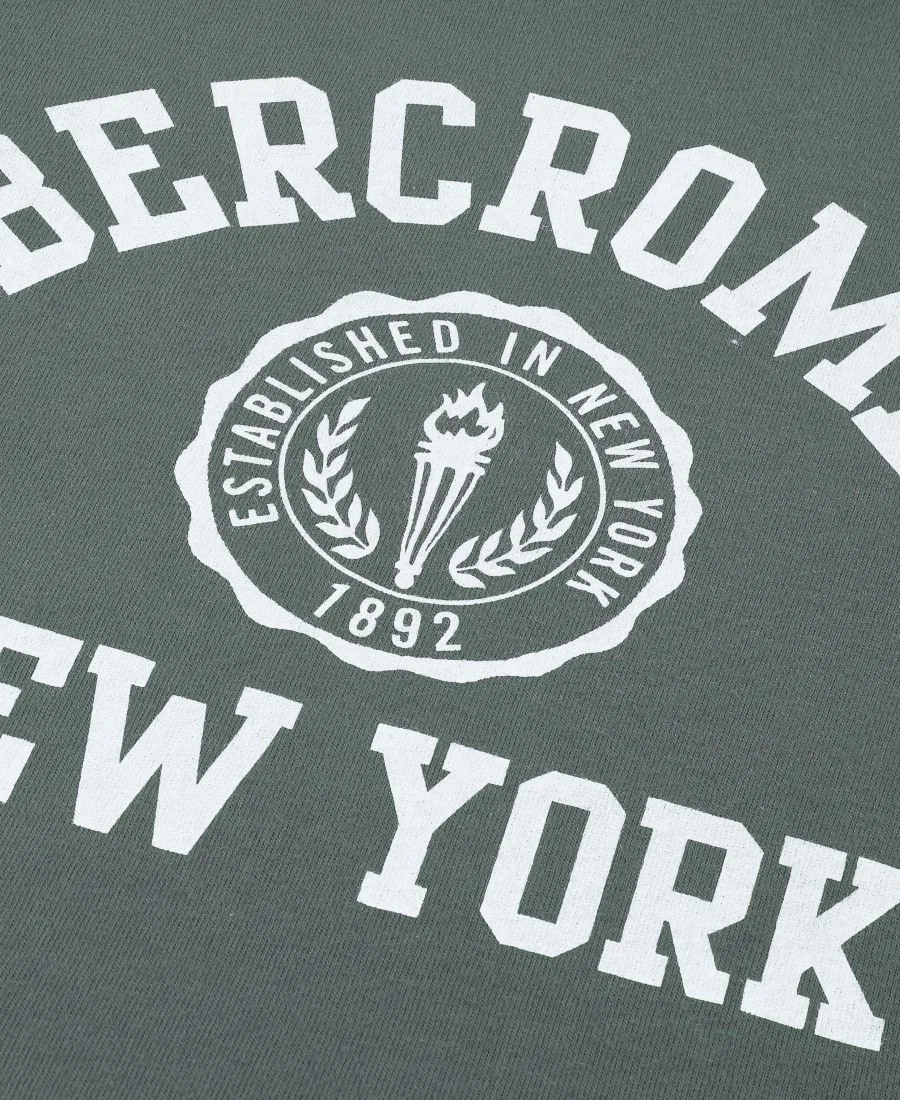 Футболка с коротким рукавом с принтом New York Crest abercrombie kids, Laurel — фото 3