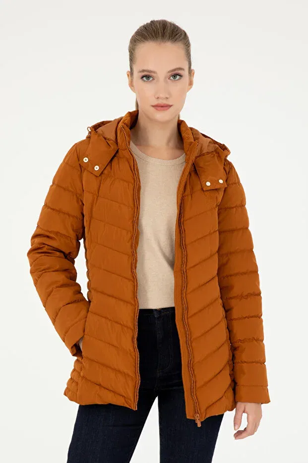 Женское пальто с кружевным воротником U.S. Polo Assn., Coconut