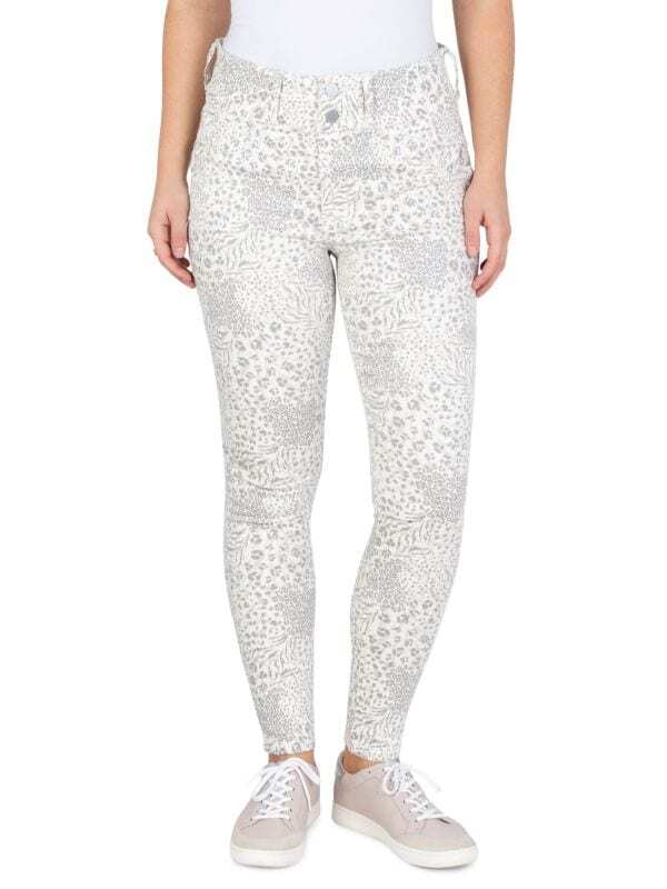 

Джинсы Cкинни Seven7 Printed с высокой посадкой, ivory