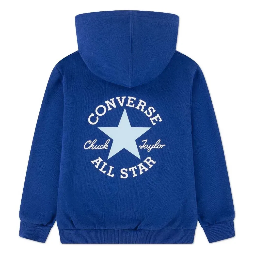 Детское худи для мальчиков с капюшоном Converse kids, Blue — фото 2