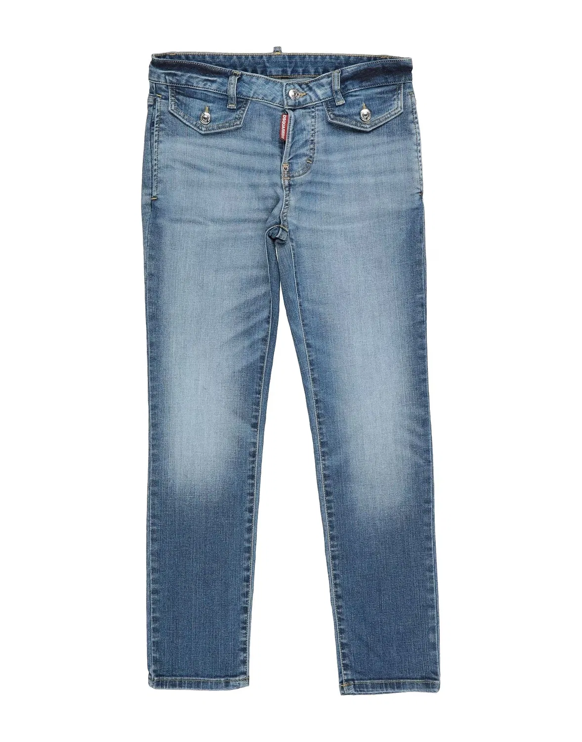 Джинсы с логотипом Dsquared2, синий