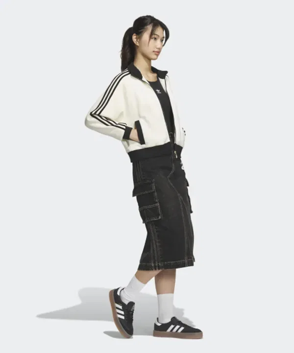 Тренировочная куртка, Color, Adidas, кремово-белый — фото 4