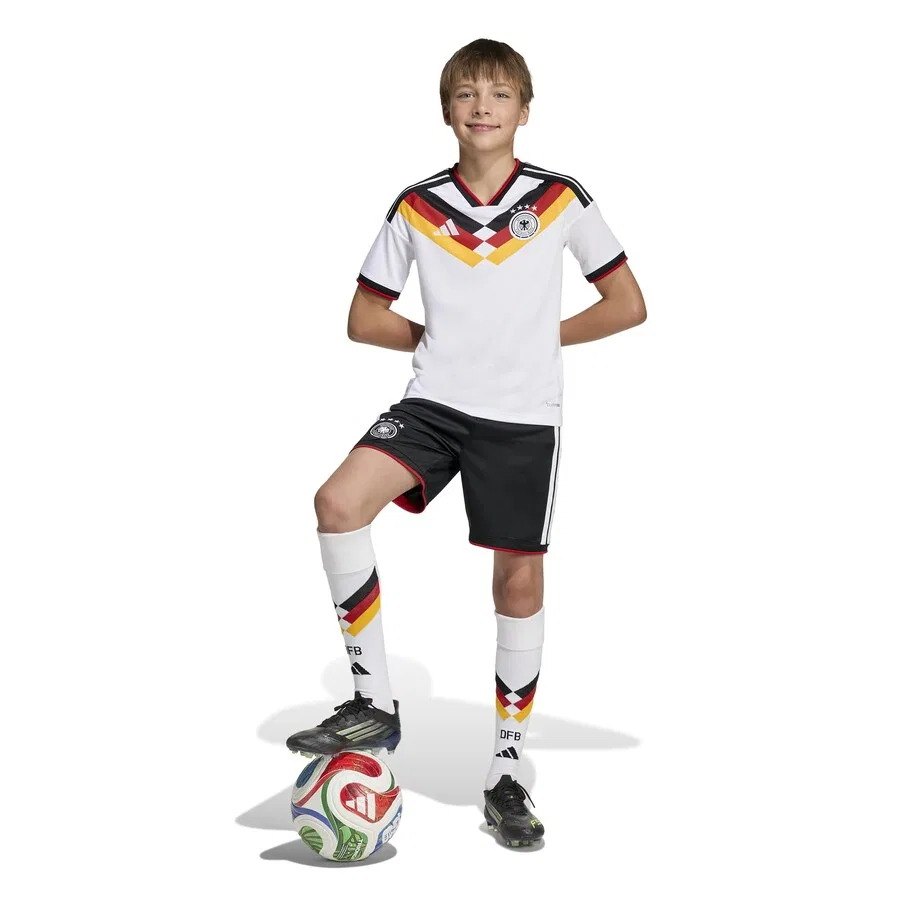 Футболка ADIDAS PERFORMANCE Performance Shirt 'Deutschland 26' белого цвета — фото 4