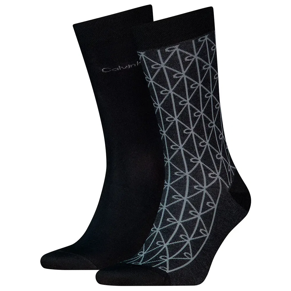 Мужские носки с высоким вырезом Calvin klein 701237677, Black