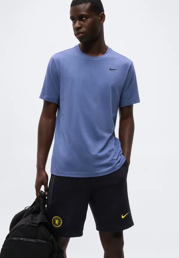 Шорты футбольные Chelsea fc short, Nike Performance, Pitch Blue, Midwest Gold, синий — фото 4