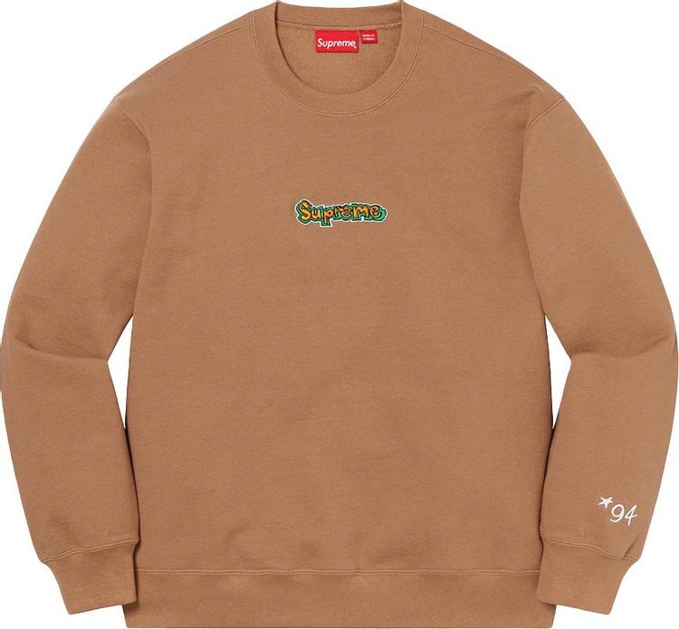 

Толстовка Supreme Gonz Logo Crewneck 'Brown', коричневый