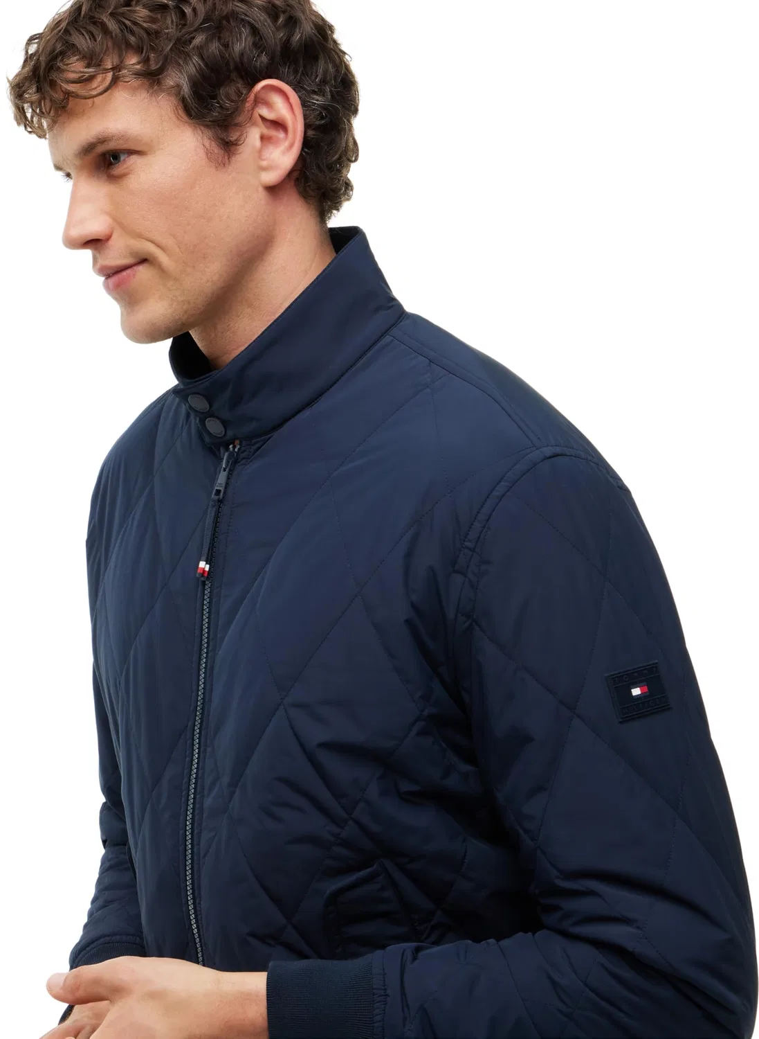 Мужское стеганое пальто Tommy Hilfiger, Navy Blue — фото 3