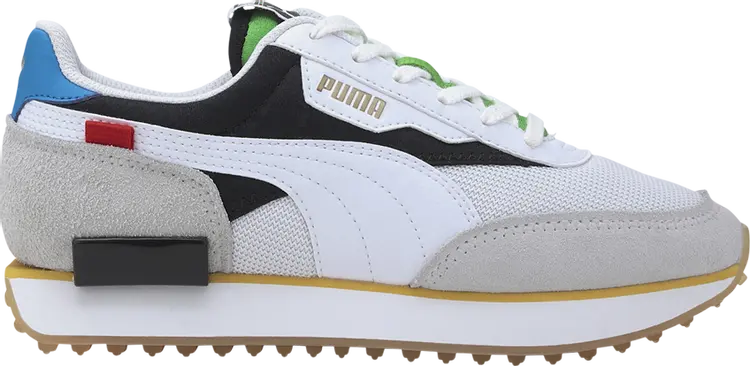 

Кроссовки Puma Future Rider Jr Unity, белый, Белый;серый, Кроссовки Puma Future Rider Jr Unity, белый