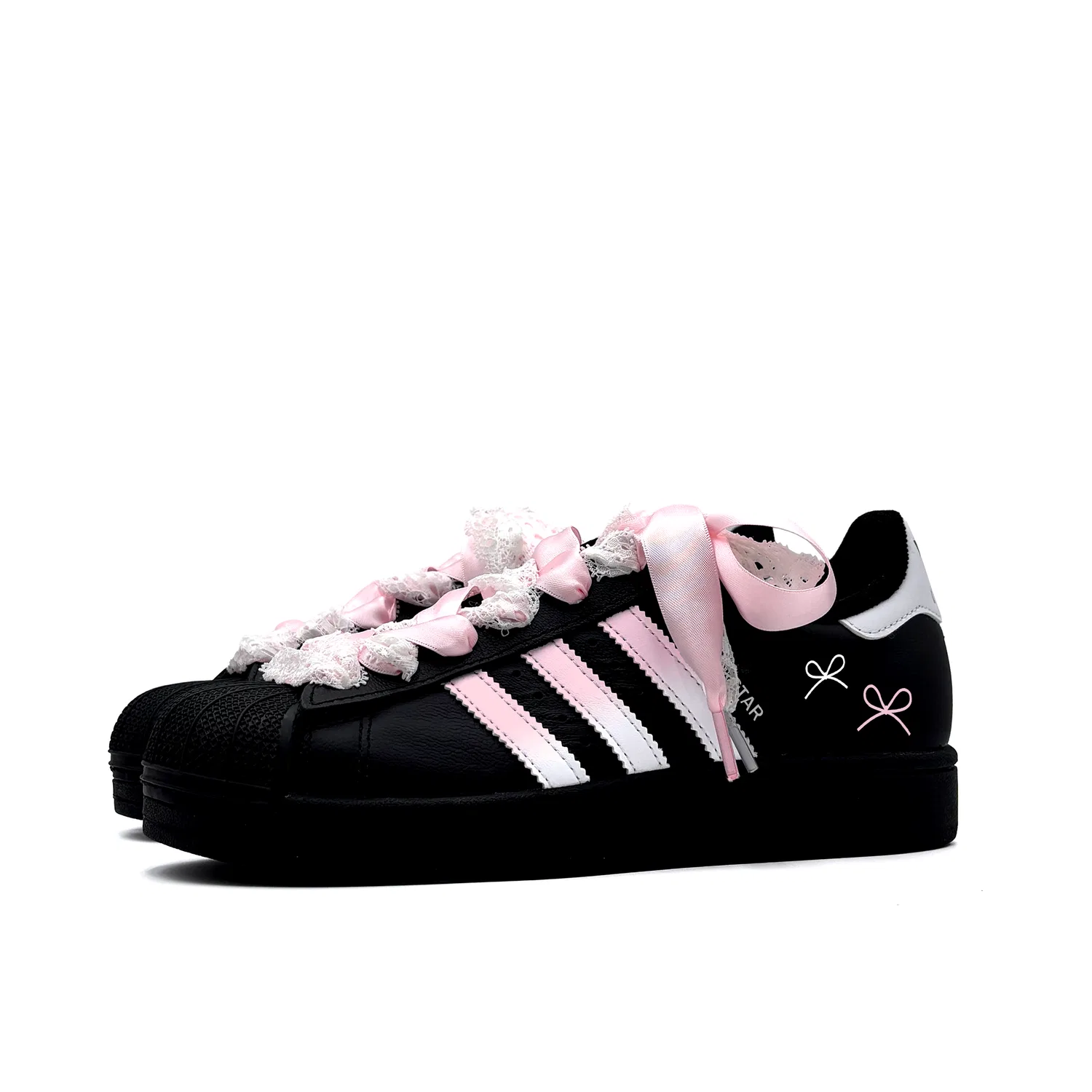 Кроссовки для скейтбординга Superstar 2, Adidas Originals, Pink — фото 4