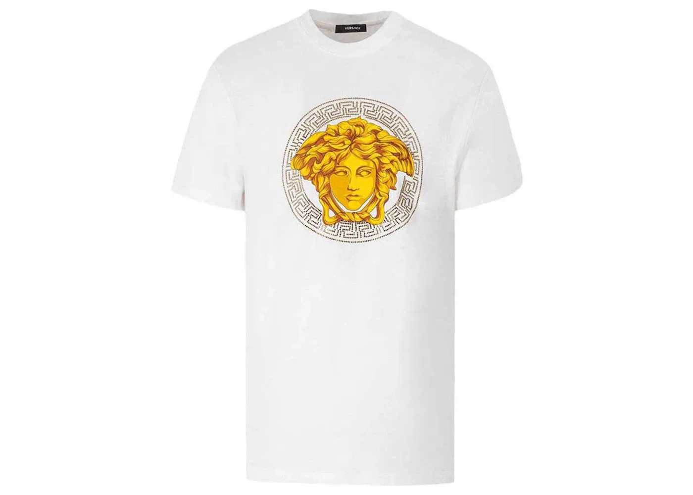 Мужская футболка с принтом Versace, White